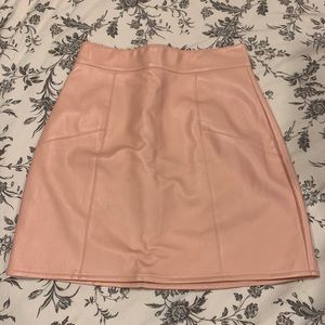 Leather Mini skirt